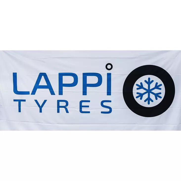 1m x 2m Lappi Tyres banderolli - Esillepano - 115770 - 1