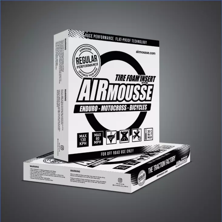 AirMousse Regular P MX 0,8 bar 110/90-19 - Mopon & Skootterin Sisärenkaat & mousset - 95740 - 1