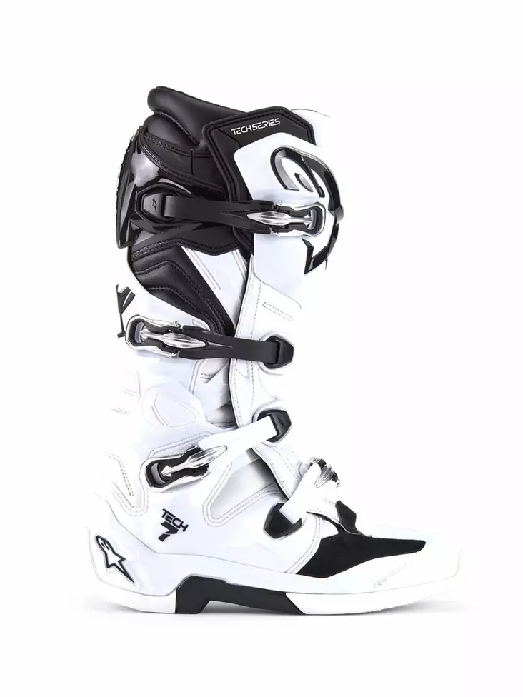 Alpinestars Saapas Tech 7 Valkoinen/Musta 48 (13) - MP Saappaat Offroad - 87440 - 1