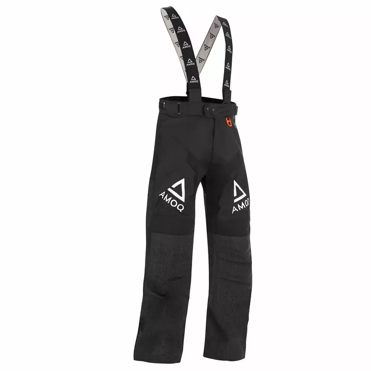 AMOQ Apex Racing Housut YOUTH Musta/Valkoinen 130 cl - Moottorikelkan Housut - 85950 - 1