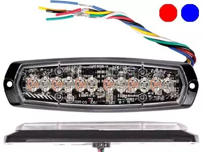 AXIXTECH SM6-D 6+6LED DUAL RED/BLUE R65 (XR2/XB2) # - Yleisosat ja tarvikkeet - 52590 - 1