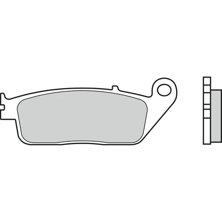 Brembo Jarrupalat Taakse Sintered Road - Moottoripyörän Jarrupalat - 102720 - 1