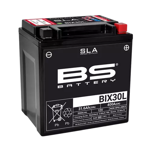 BS Battery BIX30L (FA) SLA - Sealed & Activated - Yleisosat - Akut - 89920 - 1