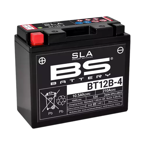 BS Battery BT12B-4 (FA) SLA - Sealed & Activated (4) - Yleisosat - Akut - 106940 - 1