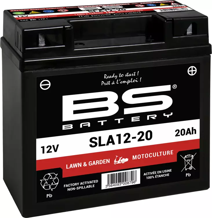 BS Battery SLA12-20 (FA) Lawn & Garden Series - Yleisosat - Akut - 107400 - 1