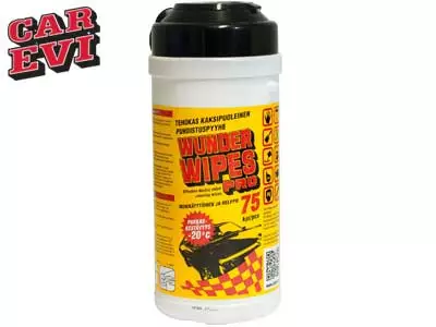 CAR EVI PUHDISTUSPYYHE DESINFIOIVA WUNDER WIPES PRO (-20°C) ** 7 - Yleisosat ja tarvikkeet - 47140 - 1