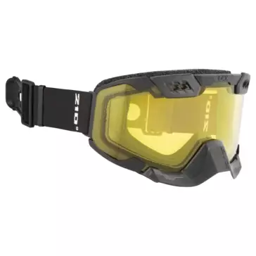 CKX Ajolasit 210° Airflow musta/keltainen linssi - Moottorikelkan Ajolasit - 108690 - 1