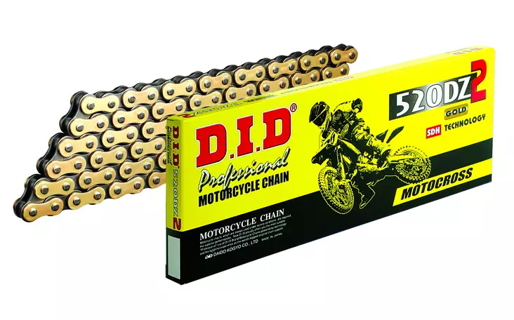 D.I.D 520DZ2 G&B Ketju+Jousil. (RJ) - Moottoripyörän Ketjut & rattaat - 100110 - 1