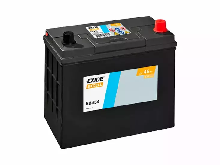 EB454 EXIDE EXCELL 45AH 237X127X227 -/+ 330A - Yleisosat ja tarvikkeet - 45630 - 1