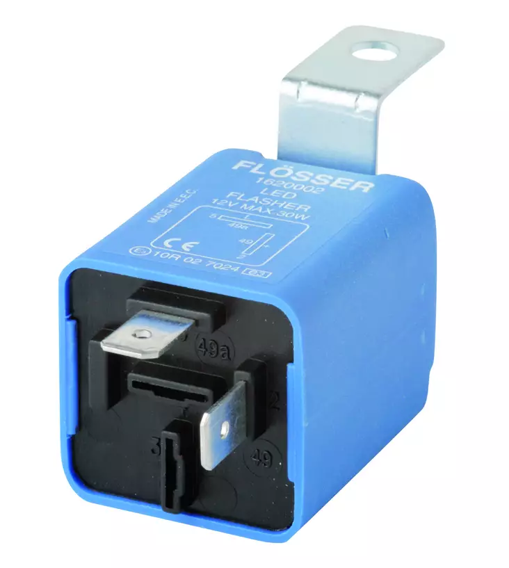 Flösser Flasher 12V 2 Terminals LED max 30W - Yleisosat - Sähköosat - 69990 - 1