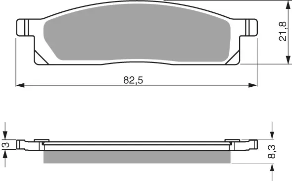 GOLDFREN Jarrupalat 034 Ceramic Carbon AD - Moottoripyörän Jarrupalat - 87380 - 1