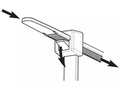 HELLERMAN AVATTAVA NIPPISIDE100KPL 250X4,6 MUSTA - Yleisosat ja tarvikkeet - 70350 - 1