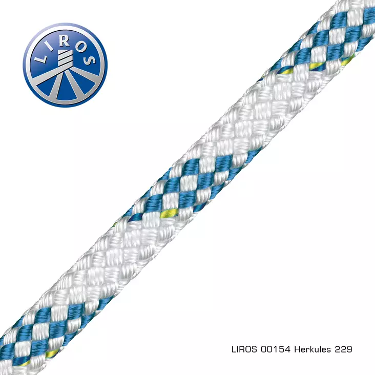 Herkules White-Blue 12mm x 200m - Veneen Köydet - 87750 - 1