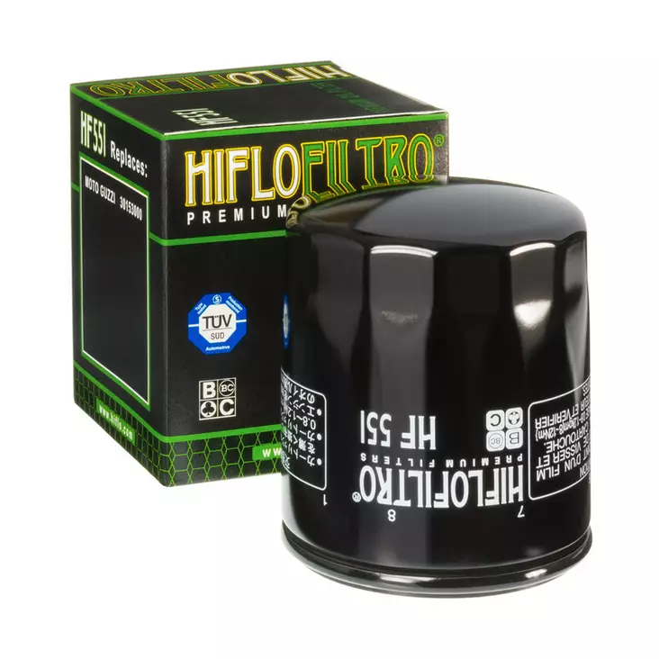 HiFlo öljynsuodatin HF551 - Moottoripyörän Öljynsuodattimet - 106260 - 1