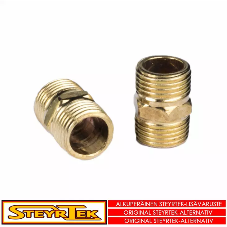 Jatkonippa 1/2" uros kierteestä 1/2" urokseen - Rengastarvikkeet - 115260 - 1