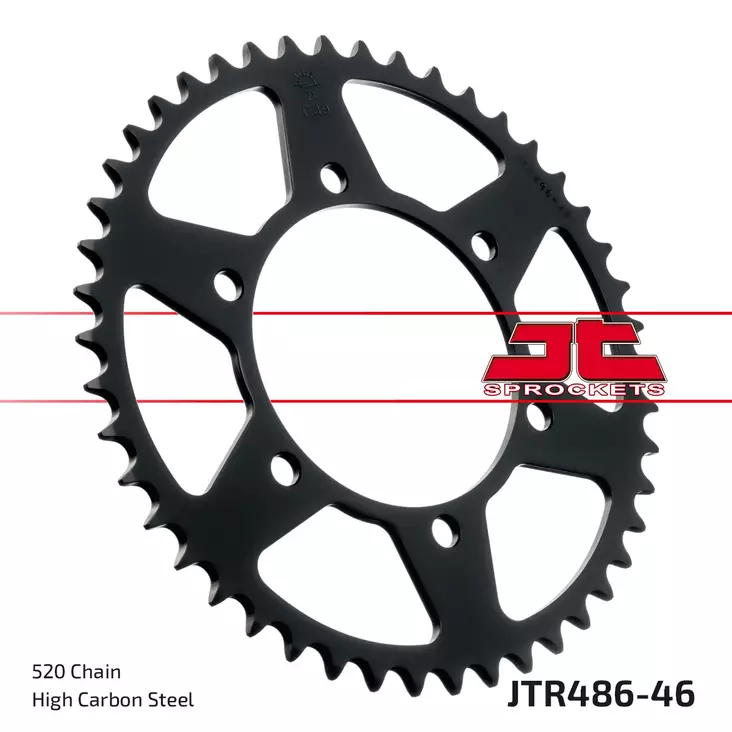 JT Takaratas JTR486.46 - Moottoripyörän Ketjut & rattaat - 99410 - 1