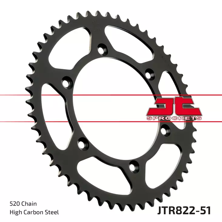 JT Takaratas JTR822.51 - Moottoripyörän Ketjut & rattaat - 99390 - 1