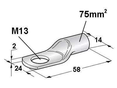 KAAPELIKENKÄ 75-13MM REIK - Yleisosat ja tarvikkeet - 50810 - 1