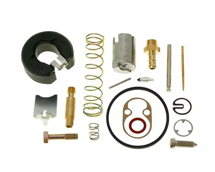 Kaasutin korjaussarja, Puch Maxi / Zündapp, Bing 15mm kaasutin - Mopon & Skootterin Kaasuttimen lisävarusteet - 98390 - 1
