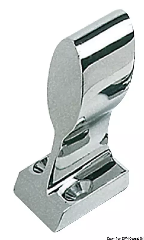 Käsikahvan päätyosa 22mm - Veneen Kaide- & kuomuhelat - 68150 - 1