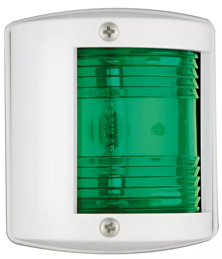 Kulkuvalo Utility 77 valkoinen - vihreä - Veneen Kulkuvalot - 91860 - 1