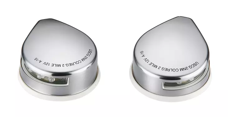 Kulkuvalopari LED - kiillotettu RST - Veneen Kulkuvalot - 86130 - 1