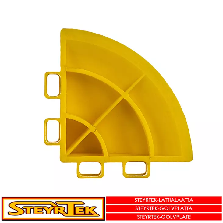 Lattialaatan kulmapala, racing yellow 4 kpl - Lattialaatat - 115460 - 1
