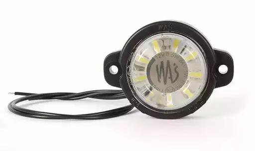 LED-ÄÄRIVALO VALK. PYÖREÄ 12/24V HALK. 60,5MM - Yleisosat ja tarvikkeet - 51410 - 1