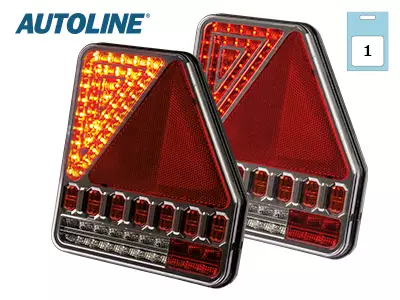 LED-TAKAVALO OIKEA 12-24V 186X206X31 # - Yleisosat ja tarvikkeet - 50830 - 1