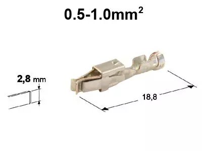 LIITIN 2,8 N. JP-TIMER 0,5-1MM2 - Yleisosat ja tarvikkeet - 71570 - 1