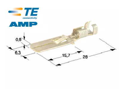 LIITIN 6,3 U. AMP 4-6MM2 ESIPURISTETTU - Yleisosat ja tarvikkeet - 69820 - 1