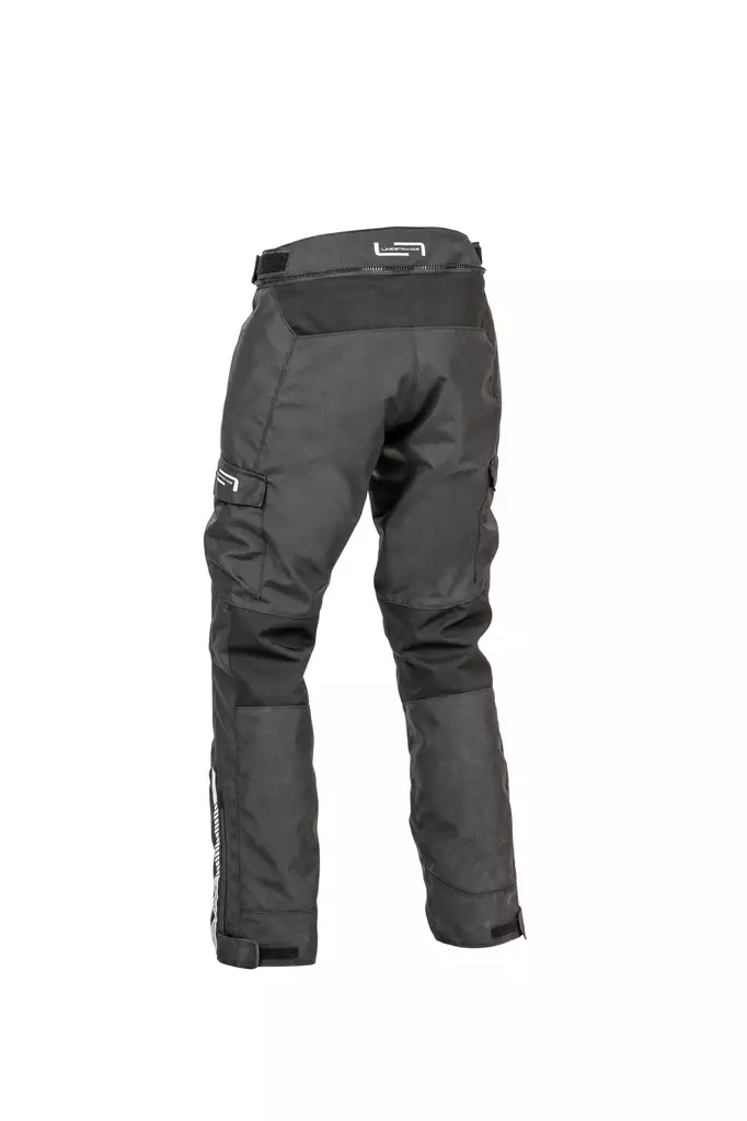 Lindstrands Tekstiilihousu Borgvik Pants Woman Musta lyhyt ja leveä D24 - MP Housut Onroad - 89720 - 1