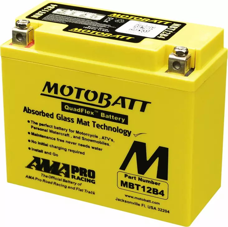 Motobatt akku, MBT12B4 - Yleisosat - Akut - 108130 - 1