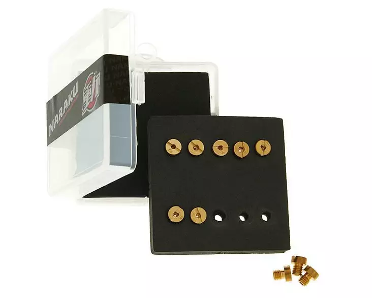 Naraku Suutinlajitelma, 5mm, #50 - #68 (10 kpl), Yhteensopiva: Dellorto - Mopon & Skootterin Suuttimet - 99240 - 1