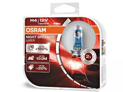 OSRAM # NIGHT BREAKER LASER 12V H4 DUO BOX - Yleisosat ja tarvikkeet - 73620 - 1