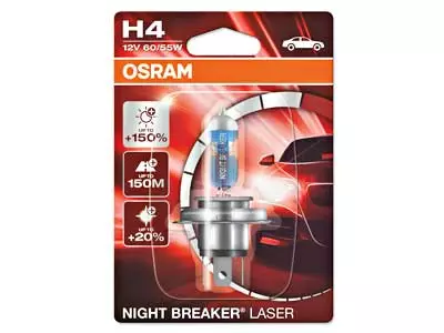 OSRAM # NIGHT BREAKER LASER 12V H4 SINGLE BLISTER - Yleisosat ja tarvikkeet - 74740 - 1