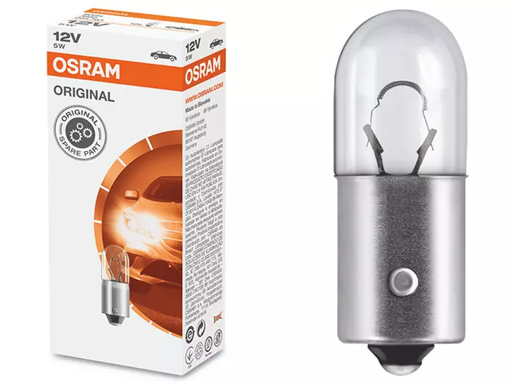 OSRAM ORIGINAL 12V 5W BA9S - Yleisosat ja tarvikkeet - 75050 - 1