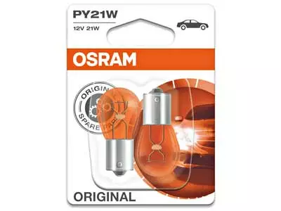 OSRAM # ORIGINAL 12V PY21W DOUBLE BLISTER - Yleisosat ja tarvikkeet - 73630 - 1