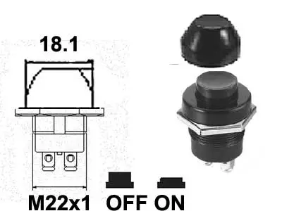 PAINONAPPI KUMIS.22MM REI # - Yleisosat ja tarvikkeet - 53010 - 1