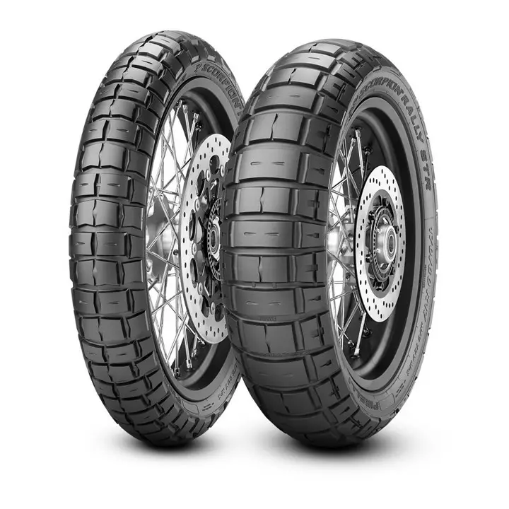 Pirelli Scorpion Rally STR 110/80 R 19 M/C 59V M+S TL Fr - MP renkaat - Adventure-enduro - 78240 - 1
