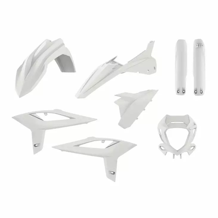 Polisport enduro kit w/ mask Beta RR (20-22) White (1) - Moottoripyörän Muovisarjat - 106610 - 1