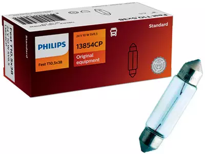 POLTTIMO PHILIPS FESTOON 24V T10,5X38 10W SV8,5 - Yleisosat ja tarvikkeet - 74020 - 1