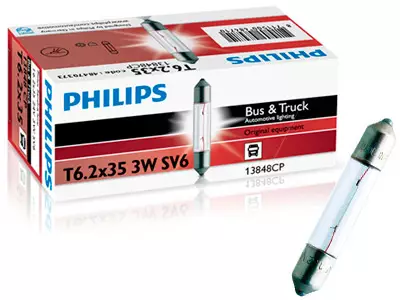 POLTTIMO PHILIPS FESTOON 24V T6,2X35 3W SV6 - Yleisosat ja tarvikkeet - 74660 - 1
