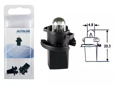 POLTTIMOPARI 12V 1,2W BX2D BLISTER - Yleisosat ja tarvikkeet - 68060 - 1