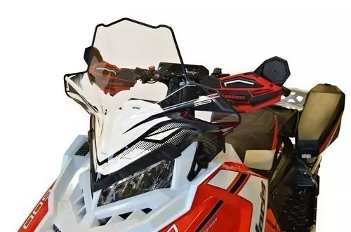 Powermadd Tuulilasi Polaris Axys, Keskikorkea 18,5" - Moottorikelkan Tuulisuojat - 85220 - 1
