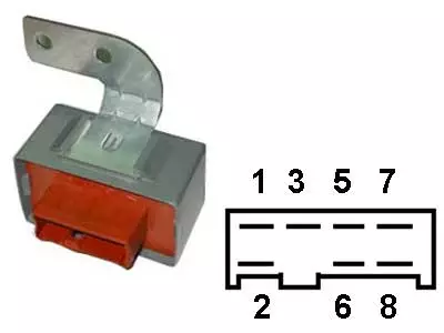 RELE 12V 7-N. HONDA CIVIC - Yleisosat ja tarvikkeet - 70980 - 1