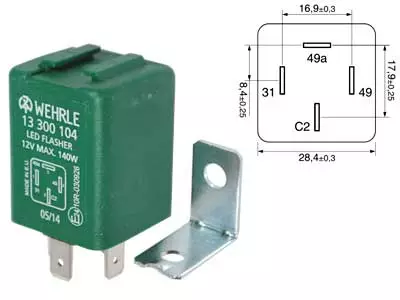 RELE I-LS 4-NAP. 12V MAX. 140W - Yleisosat ja tarvikkeet - 70230 - 1