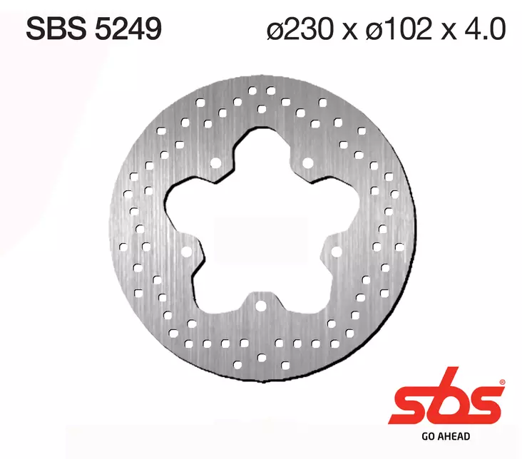 Sbs Jarrulevy Standard - Moottoripyörän Jarrulevyt - 103290 - 1