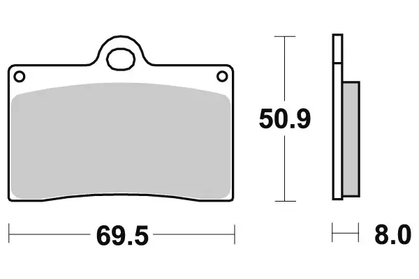 Sbs Jarrupalat Dual Carbon - Moottoripyörän Jarrupalat - 103960 - 1