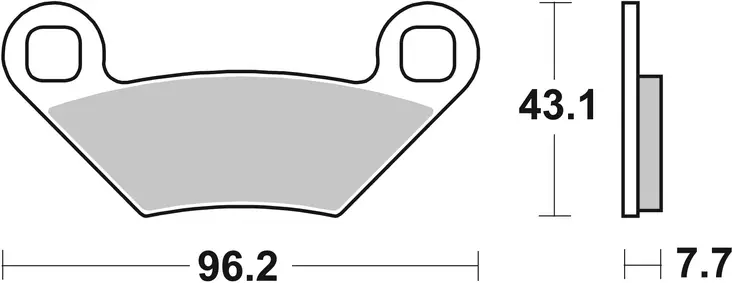 Sbs Jarrupalat Racing Sintered - Moottoripyörän Jarrupalat - 102740 - 1